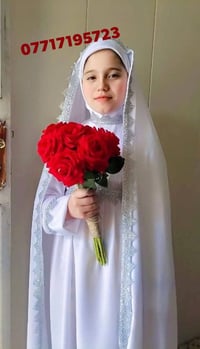 زي تكليف للبنوتات الجميلات💁‍♀️❤️ اربع قطع (عباءة..حجاب..فستان.. حزام ....