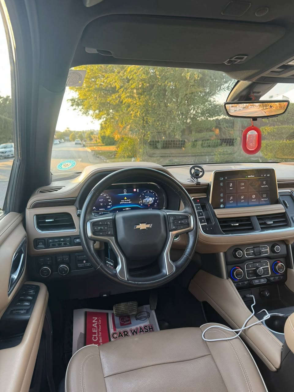 للبيع — Chevrolet Tahoe Premier 2022
🔹 اللون: (اسود)

🔹 الموديل: 2022

🔹 الفئة: Premier (أعلى فئة) وكاله المنصور 

🔹 المحرك: V8 5.3 لتر

🔹 القير: أتوماتيك 10 سرعات

🔹 الدفع: (RWD/4WD)

🔹 كيلومترات: (أكتب الكيلومترات)

🔹 حالة السيارة: ممتازة — بدون حوادث — نظيفة جداً

🔹 الصيانة دورية بوكالة

✨ تركيب PPF كامل حماية طلاء (Full Wrap)

🛡️ حماية ضد الخدوش والأحجار والأشعة

🛡️ حماية النقاط الحساسة بالكامل

🛡️ فيلم عالي الجودة + ضمان (١٠ سنوات )

📍 السيارة متوفرة مطار بغداد الدولي )

💰 السعر المطلوب: ($٥٣ الف )

📞 للتواصل: (***********)
