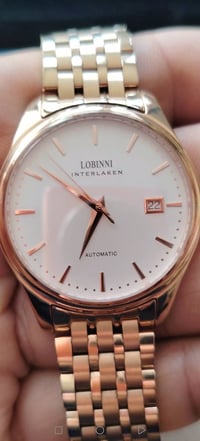 ساعه لوبيني من انتاج شركه سيجول التايوانيه اوتوماتك مجهزه بحركه eta 28...