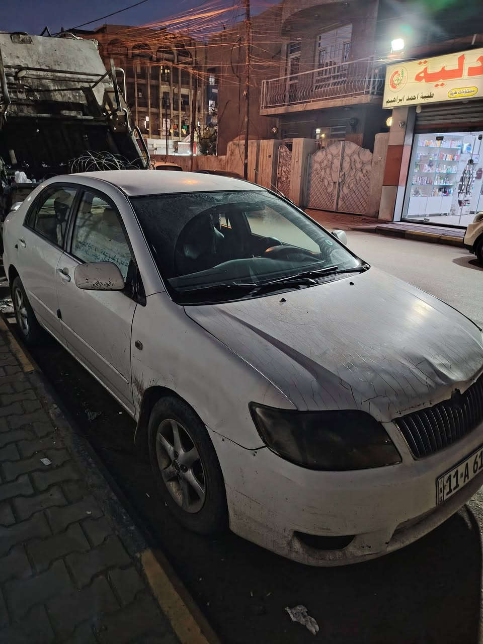 السلام عليكم
كورلا بيكاتشو ٢٠٠٦ خليجي محرك ١٨٠٠ جام كهرباء مري شفط داخل صاج محرك كير كهربائيات جاهزة تحتاج ترتيب للخارج سمكرة وصبغ وترتيبات 
السعر ٥٥ 
مكانها الاعظمية راغبة خاتون 
رقم الهاتف  ***********
