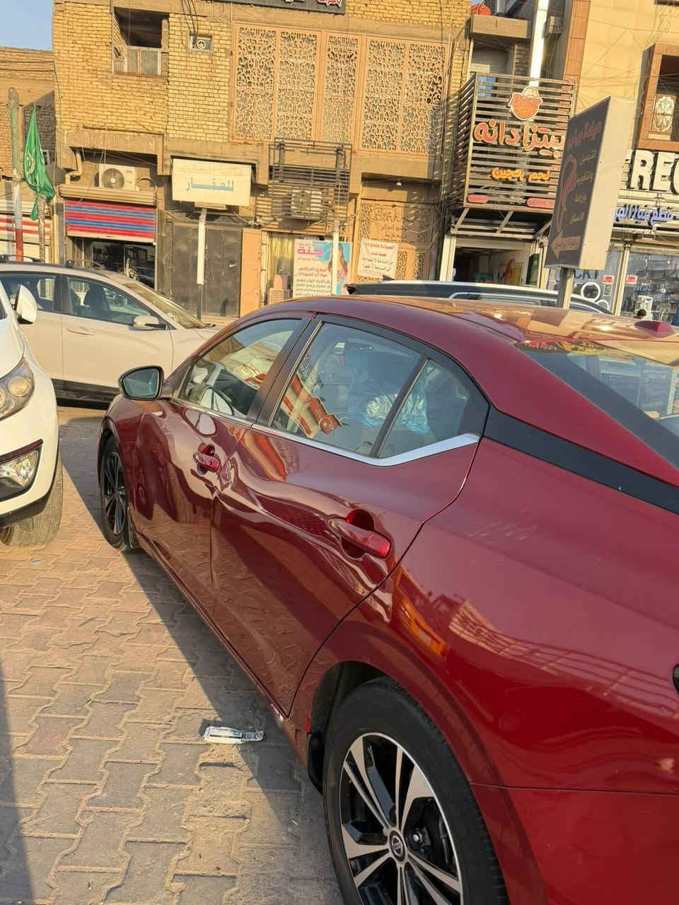 سلام عليكم نيسان سنترا ٢٠٢٢ فول عده فتحه حادث ربع جاملغ وربع بنيد  استفسار رقم***********
