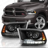 تتوفر لايتات رام كلاسك عدسة داخل اسود من موديل 2012 لل 2024  مع الفيش ...