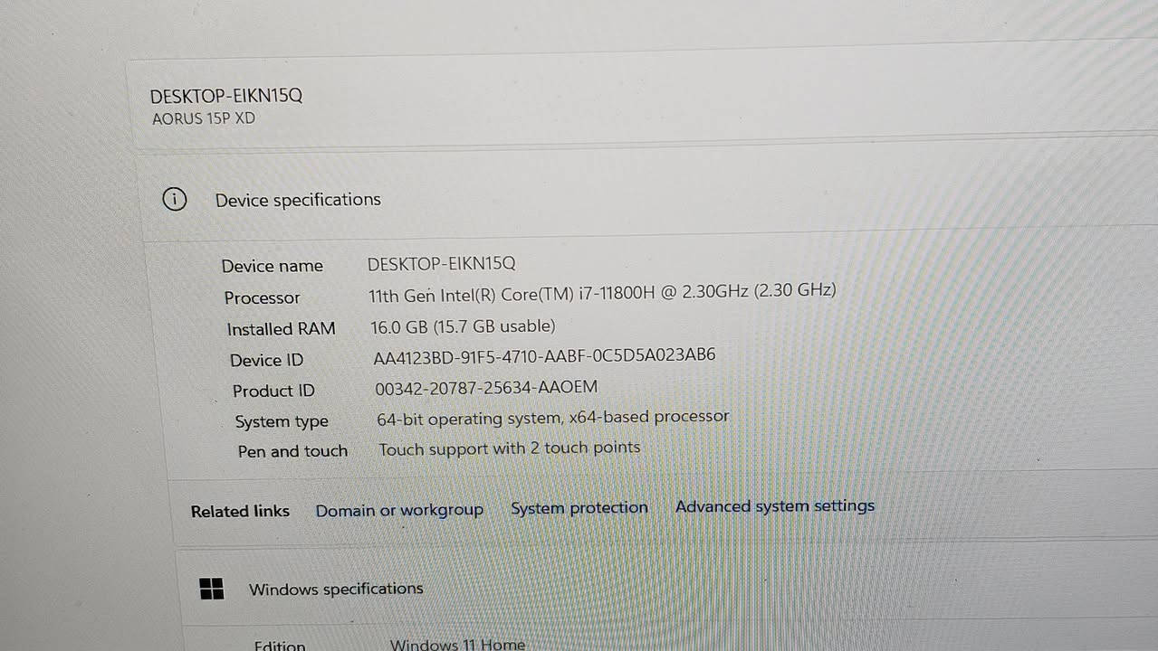 Laptop Aoras gaming
Gpu 3070 8G
Ram 16 GB
Intel Core i7 Gen 11
Nvme ssd m.2 2tb
Monitor 15.6inch 1080p 240hz
السعر : 1,350,000
و بي مجال


**إذا كنت صاحب هذا الإعلان وتريد حذفه لأي سبب، رجاءا أرسل رسالة إلى الدعم الفني**