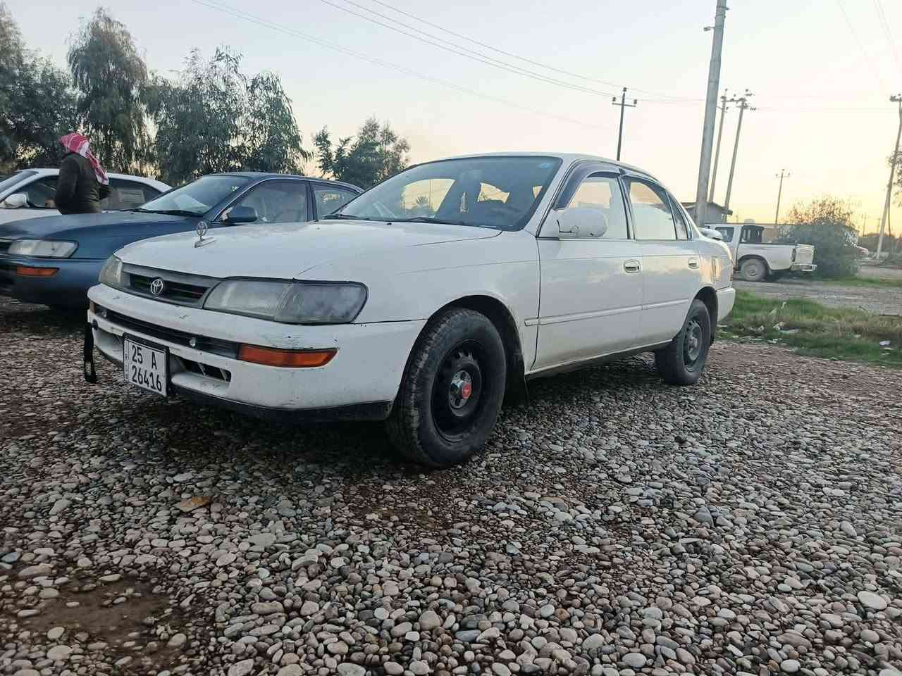 السلام عليكم
متاح سياره كورلا موديل 1993 سياره جاهزه وكامله ضرر فقط جاملغ امامي عكس السايق دشبول جديد غرفه نضيفه سنويه لل 30 رقم كركوك شرط التحويل مكان السياره ديالئ المقداديه 
السعر 52 ورقه وبيها مجال للشراي للستفسار ***********
