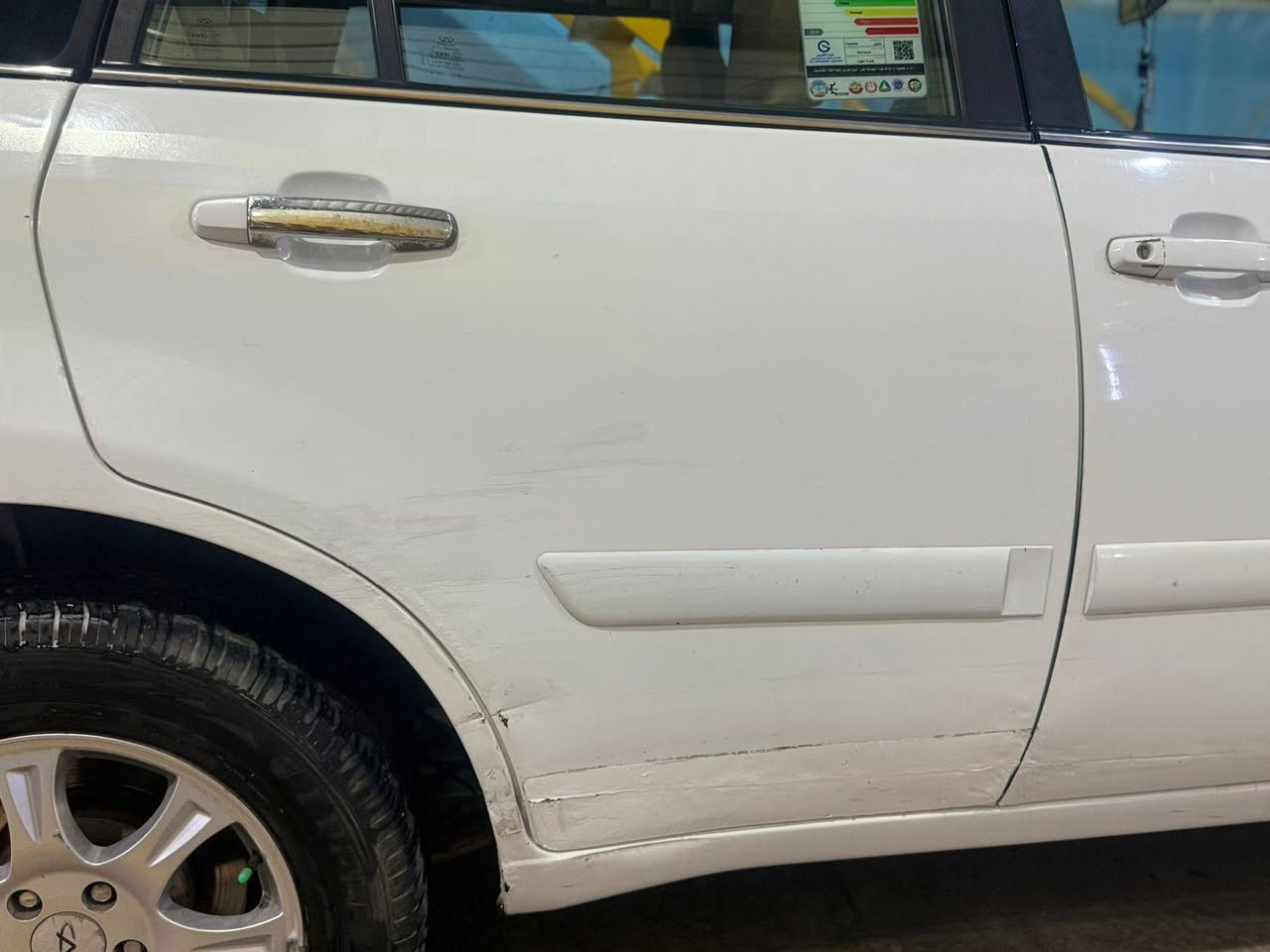 ‏🔵السلام عليكم ....
‏🔴شيري تيگو 2012
‏🟡محرك 2000
‏🟤مكينه جديده . گير ميكانيكي 
‏⚪رقمها بغداد الدولي الجديد 
‏⚫باسمي السياره 
‏🟠السنويه لل2027 هزه جديده
‏🟣تبريد شغال 
‏🟤شاشه وكامره
‏🔵تدفئه ملغيه
‏🔴گشرها بي فقط ربع البنيد والطخه بالباب مثل ما 🟡موضح بالصوره 
‏🟤مكاني _ بغداد _  الدوره 
‏🟣رقمي *********** 
‏⚪كاتب كل التفاصيل والصور موضحه كلشي الشراي ⚫يتصل واذا يحب يسأل على شي بالخدمه 
‏🟡سعرها 57 ورقه بيها مجال بسيط كلش  
‏🟣والله يرزق الجميع أن شاء الله 
‏
