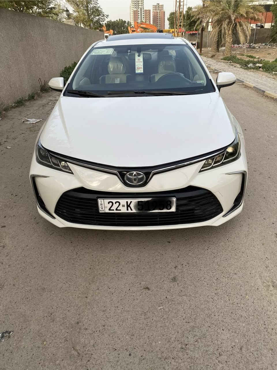 سلام عليكم
كورلا 2020 خليجي بانزين اصلي مكفولة من صبغ بيه بارد 3 مكانات                   شركة ساز   
رقم اربيل الجديد
باسم عربي موجود بغداد  
مواصفاتها
محرك 2000
منضومة زينون 
حساس امامي خلفي 
بروجكتر 
تحكمات ستيرن جهتين
كاميرا 
تبريد قطعتين 
ايرباك
نظامين قيادة sport و normal
نظام Eco لتقليل صرف البنزين 
مداخل ABS عدد 4 
السعر 155 وبيه  مجال بسيط
مكاني بغداد حي العامل  
الرقم ***********
