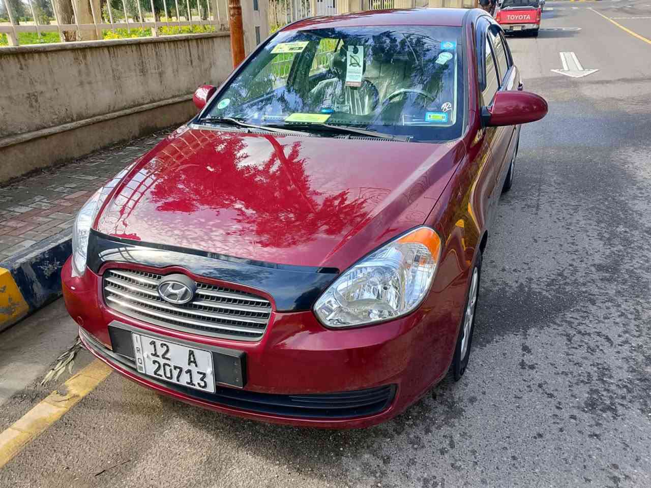 للبيع اكسنت لون ماروني موديل 2008 وارد امريكي محرك 16 كير اوتماتيك ابلادي مو تحوير شرط السيارة وضع شركه صبغ جاملغ بدون دواخل رقم نينوى دولي بسمي شرط التحويل والهزه جديده        ***********/ ***********
