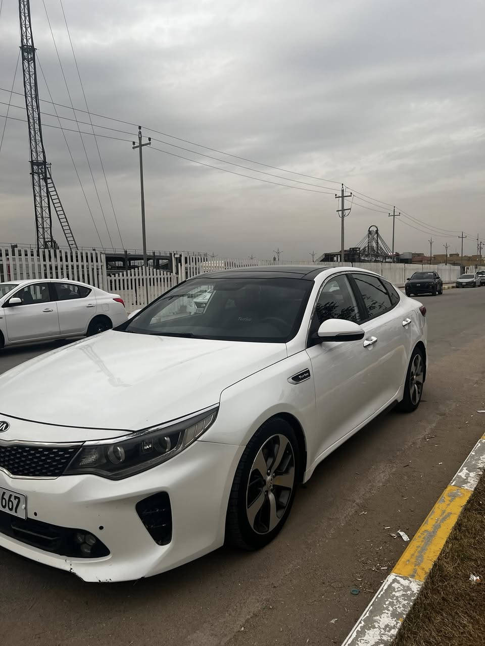 ‎السلام عليكم
‎اوبتما 2016 فول 
1/1 SX Turbo
‎محرك 2000 تيربو 
‎بصمة  
‎كشنات جلد لون ماروني
‎كامرة دواره  خلفيه     
‎بانوراما
‎رادار جانبي تحذير
‎شاشة كبيرة
‎شفتات كير بالستيرن  
‎‏‎نقط عمياء بالمري 
‎مري قلابة مع البك
‎تدفئة وتبريد بالكشنات 
‎كراسي كهرباء وكرسي السكن كهرباء ايضا
‎حساسات خلفية 
‎بردات خلفية
‎مانع انزلاق
‎تدفئة بالستيرن +تدفئه كشنات خلفيه
‎لايت زينون دبل عدسة  ديناميكي يفتر مع الستيرن
‎3 وضعيات للقيادة ايكو وسبورت ونورمال
‎لد ليلي نهاري
‎حساس اطارات
‎‏‎ مثبت سرعة
‎ستيرن حرف D
‎سستم صوت 10 سماعات هارمن كاردن
‎جنطة ذكية وقوف 3 ثواني وتفتح تلقائي
‎نظام ترحيب عند الاقتراب من السيارة تنفتح الاضوية الداخلية
‎دفيوزر خلفي بلادي دبل اكزوز
‎بك لايت لد
‎اضوية ترحيب بيدة البيبان 
‎دوسة كيا نيكل بلادي
‎شاشة اعطال 
‎مري شفط كهرباء
‎بلوتوث وشاحن usp+ابل كار بلي
‎ وتبريد خلفي‎تبريد منفصل يمين ويسار قطعتين
‎تخم تاير جديد اصلي 
‎حدادية جديدة ومناقصها شي ابد
‎السيارة حرة وباسمي بغداد رقم جديد 
‎مكان السيارة الناصريه الحبوبي 
‎السعر 132وبيها مجال 
***********
