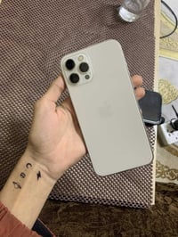 ايفون 12برو ماكس ذاكره 256بطاريه 87دبل سيمكارت مبدل فقط شاشه 3خيارات ك...