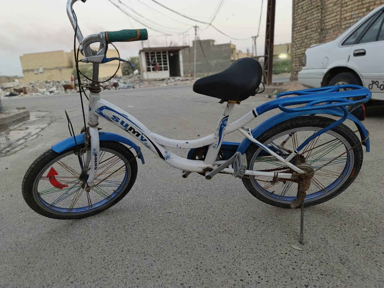 سلام عليكم موجود بايسكل للبيع شغال أو تايراته جدد حي التراث *********** للتواصل على الرقم واتساب
