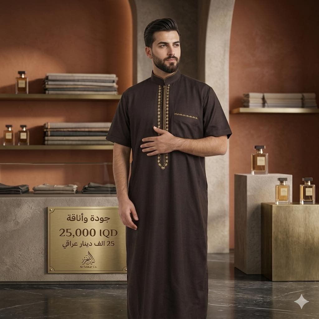 ✨ كلابية رجالية فخمة ✨
أناقة، راحة، وستايل راقي يليق بكل رجل 👌
✔️ قماش قطني 100٪ 
✔️ خياطة نظيفة كواليتي عالي و تشطيب أنيق 
🚚 التوصيل: مجاني لكل محافظات العراق 
الكمية محدودة 🔥
للحجز والاستفسار راسلينا خاص 📩

للحجز والاستفسار راسلينا خاص 📩 #رجاليه #زي_عربي #ملابس #زي #ملابس_رجالي #رجال #رجالي #رجاليه_رجال_كشخه_موضه_اناقه_ستايل_ #أنيق
#كلابيه #كلابية


**إذا كنت صاحب هذا الإعلان وتريد حذفه لأي سبب، رجاءا أرسل رسالة إلى الدعم الفني**