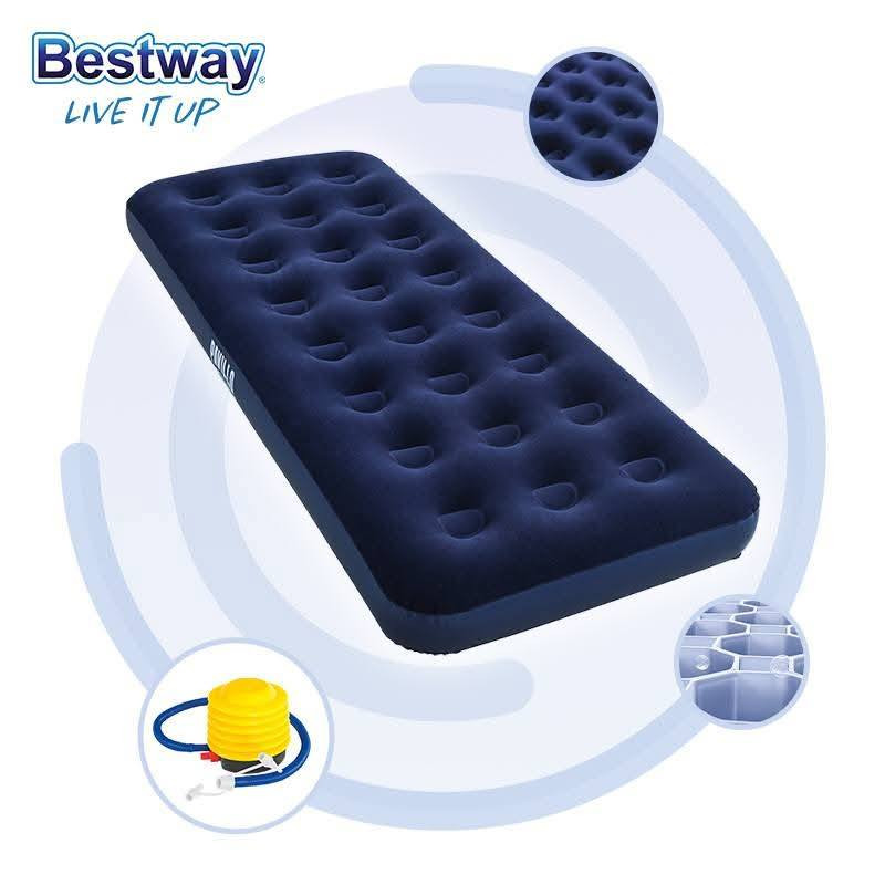 مرتبة هوائية قابلة للنفخ من ماركة "سكاي-تاتش" (SKY-TOUCH). 
الأبعاد: 191 سم (طول) × 73 سم (عرض) × 22 سم (ارتفاع).
الاستخدام: مناسبة للتخييم، الاستخدام المنزلي، أو كسرير إضافي للضيوف.
المميزات: خفيفة الوزن، محمولة، ومزودة بسطح مزدوج مريح للنوم.
الملحقات: تأتي مع مضخة هواء لسهولة النفخ والتفريغ


**إذا كنت صاحب هذا الإعلان وتريد حذفه لأي سبب، رجاءا أرسل رسالة إلى الدعم الفني**