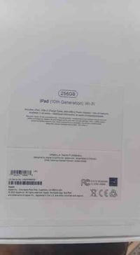 ايباد ١٠ ذاكرة ٢٥٦ نظيف غراظة كاملة شخط مابي  ٠٧٧١٧٤٢٧٦٦٢ سعر ٤٥٠ الف
