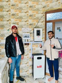 منظومة شمسية • 20 نهاري 15 ليلي • بطارية 15 كيلو