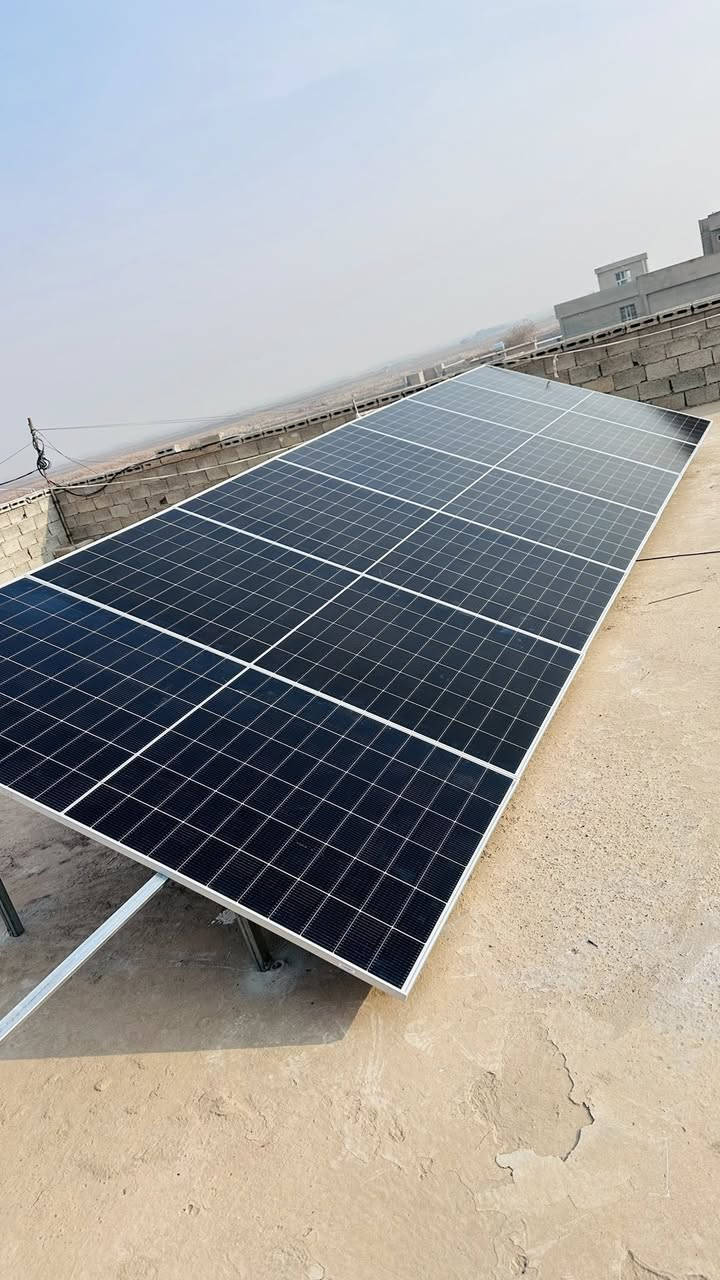 الموقع: الشرقاط - الصبخه
منظومة منزلية
حجم المنظومة =15 نهاري&15 ليلي
مكونات المنظومة -=
🔸 بطارية ليثيوم 15 كيلو شركةLvtopsun
                    ضمان خمس سنوات 
🔸 7 لوح شمسي  بقدرة 620 واط شركة بور سوليد
                    ضمان عشر سنوات 
🔸 انڤيرتر  شركة Growattحجم 6كيلو      ضمان سنه واحده 
ا
مع الربط والتنصيب وملحقاتها كاملة باجود انواع الحديد المغلون المضاد للماء والرطوبة وسراكت وجوزات ووايرات نحاس اردنية اصلية 

للحجز والاستفسار الاتصال بنا: ‏‪***********‬‏
او زيارة موقع الشركة في: الشرقاط - اسديرة عليا
