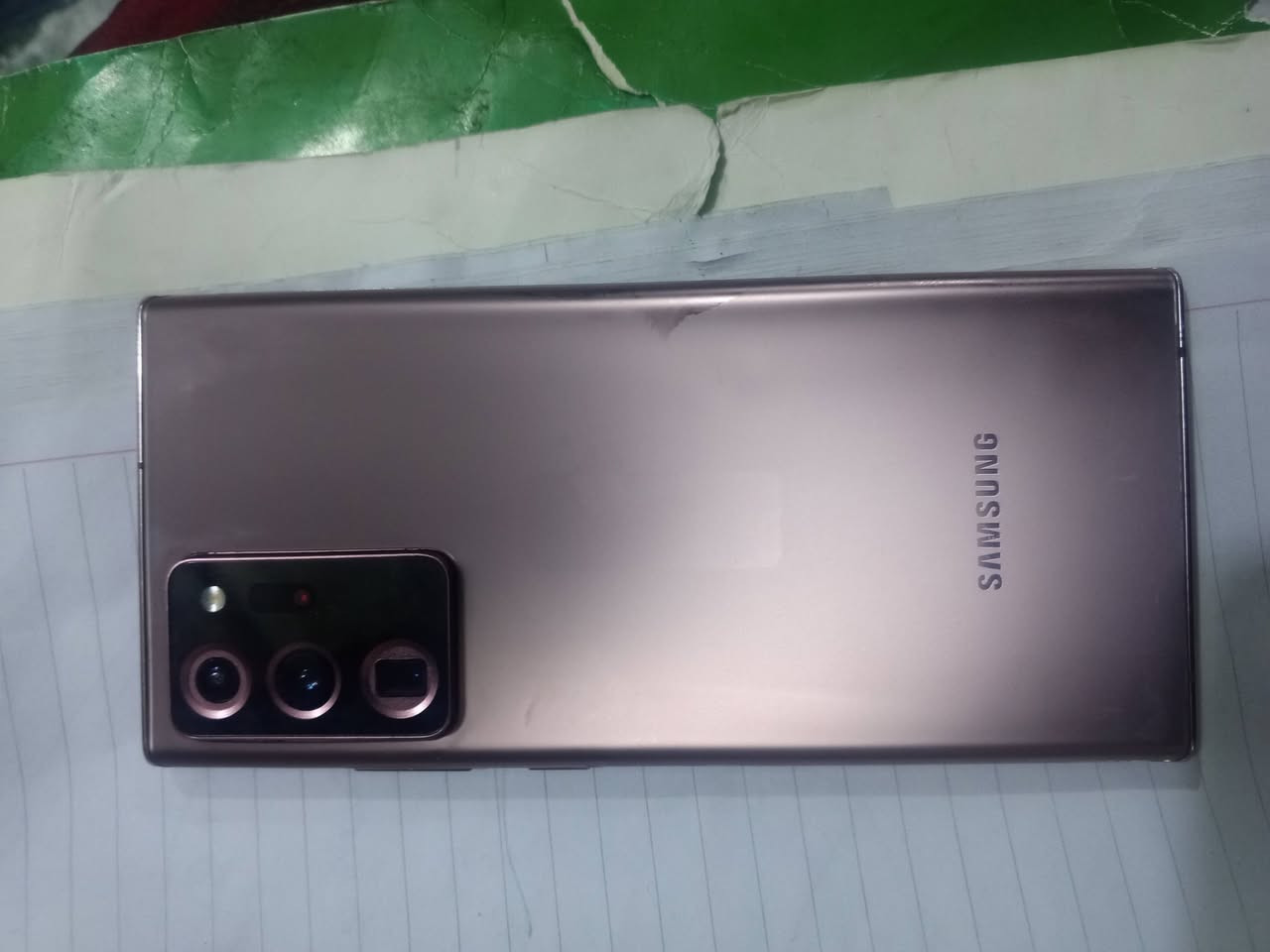 السلام عليكم
نوت 20 الترا شرق اوسط ذاكره 256 مكفول من التصليح والتبديل جهاز نضيف فقط كم شخط مثل ماموضح بالصور ملحقات شاحنه فقط سعرة 365 وبي مجال للشراي مكاني بغداد مدينة الصدر قرب البانزين خانه 
***********
