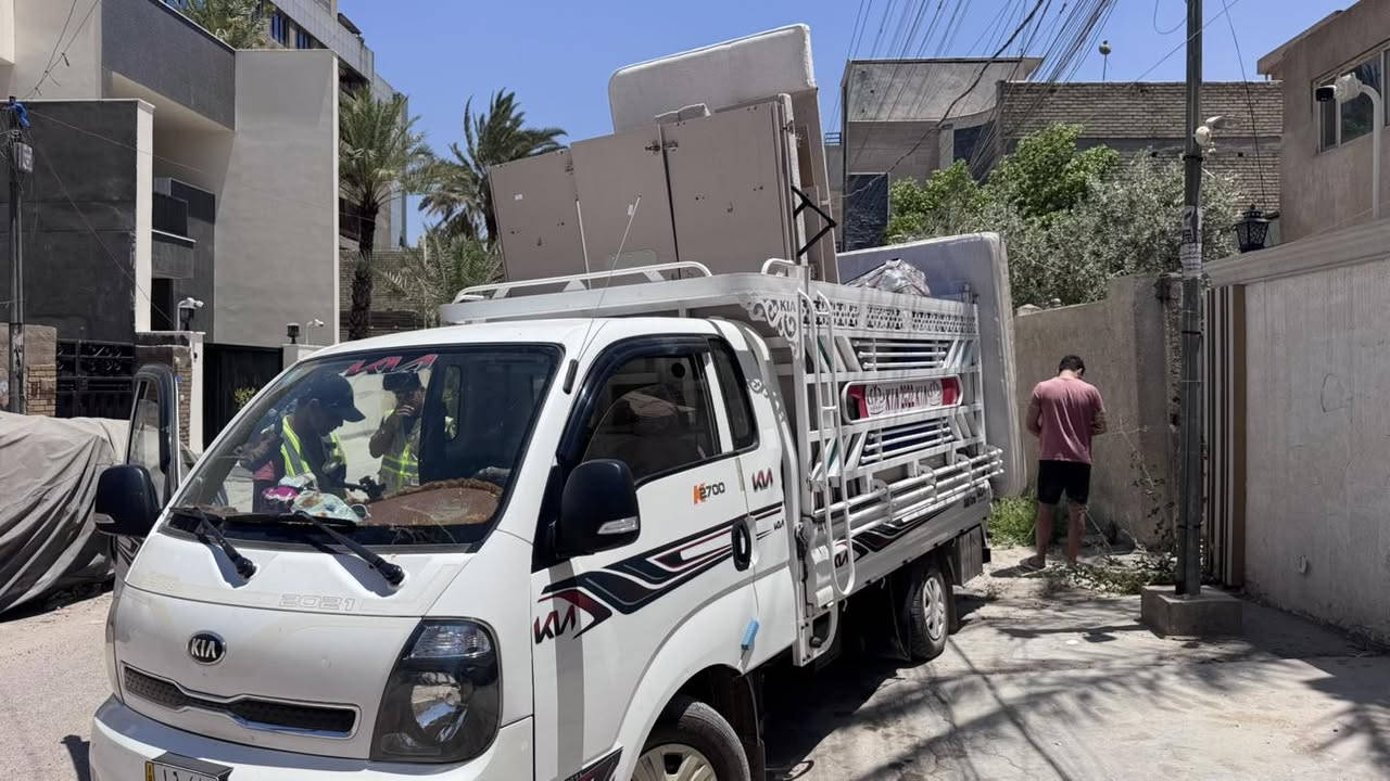 الريان لنقل الأثاث _***********  
 لنقل الاثاث المنزل وجميع الاجهزه المنزليه …
تم و بفضل لله .. تم نقل اثاث المنزل   ..للأخ المحترم(#براهيم  )   (#_من_حي_القاهره_الى_شارع_فلسطين  ) وكانت العمليه على مرحله  و كان العمل يتألف من ( سائق سياره نوع كيا 2 طن عدد2 عمال عدد 3
#فك_تركيب_غرف_نوم_عدد1 ) امنياتنا و دعواتنا للأخ #ابراهيم  المحترم ان تجد الخير و السعاده في سكنه الجديد .. تعمل كوادرنا في .. كافة المجمعات السكنيه .. و بغداد .. و المحافضاات .. تحياتي استفسار على واتساب___ ‭***********‬
