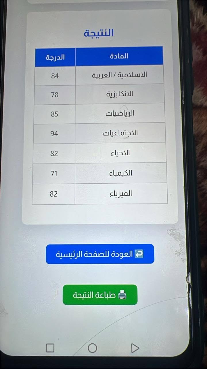 الحمد لله بالانكليزي نسبة 100٪
الدور الأول
استاذ عبدالله التسجيل مفتوح
الاستفسار ***********
