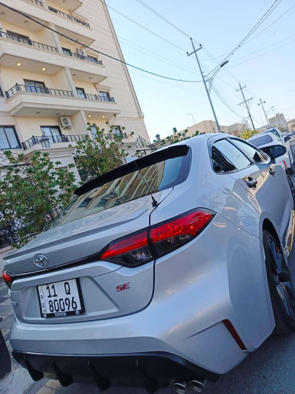 كورلا 2024 se رقم بغداد بأسمي شرط التحويل اكاتبك مروري سنويه وهزه جديده
دخول جديد 

وارد أمريكي Se فول مواصفات عدا الفتحه
ضررها فقط بنيد شواصي سليمه ولغد سليمه

ماشيه 35 الف كيلو متر حقيقي
مكينه 2000
مواصفات بصمه بوب بصمه صندوك بصمه تشغيل رادار امامي تحديد مسار توقف ذاتي اتو هولد اتو بارك
شفتات بالاستيرن تحكمات

السعر 148 وبيها مجال للشراي
***********
*********** واتساب
مكان السياره فلوجه حي العسكري قرب سيطره الموظفين
مراوس يرهم حسب القناعه
