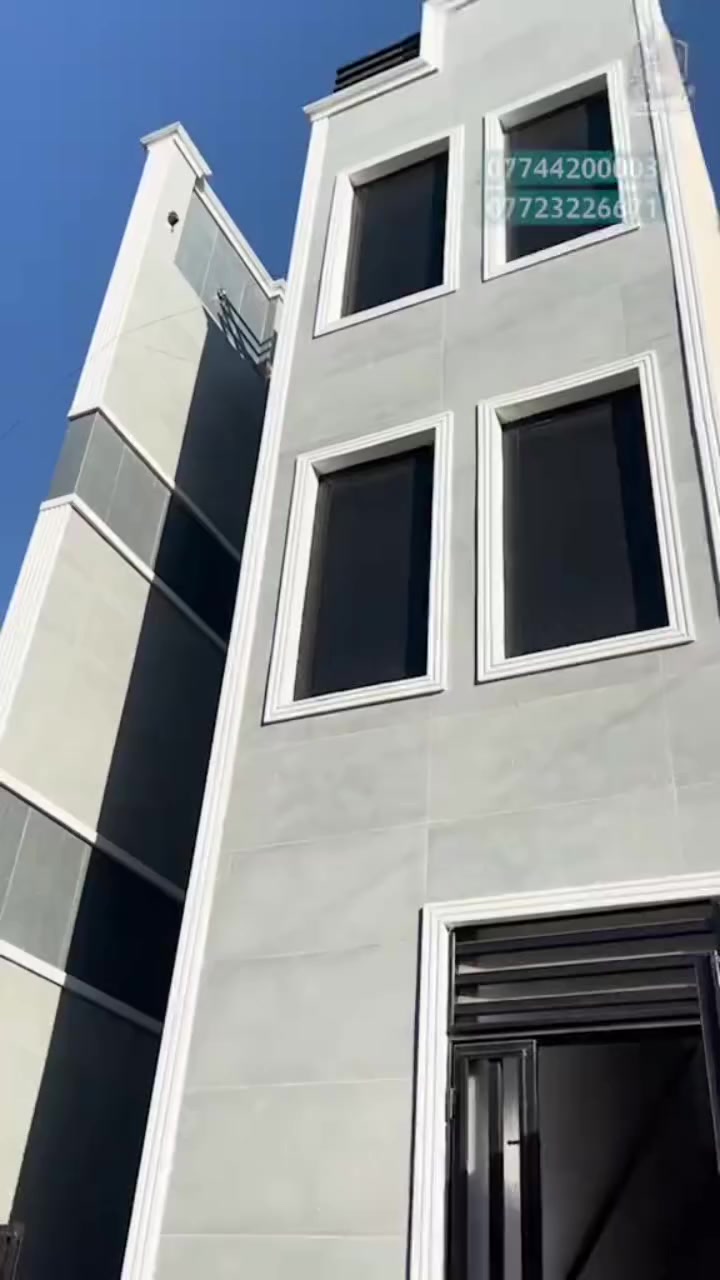 دار للبيع .

يتكون من اربع طوابق

نظام شقق درج خارجي

المساحة 155

الواجهة 5 والنزال 31

يتكون كل طابق من مدخلين استقبال وصالة وحمام

وغسالة و 2 غرف نوم -

الموقع جميلة الاولى قرب الجسر الفاصل بين شارع قدوري شارع فلسطين

عنوان مكتب اللؤلؤة للعقار

شارع فلسطين شارع قدوري مقابيل كص البغدادي

***********

***********

***********
