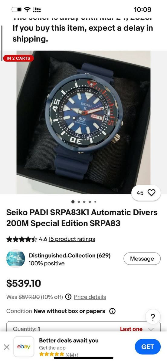 ساعات مميزه واصلية ماركات عالميه كل وحده وسعرها


**إذا كنت صاحب هذا الإعلان وتريد حذفه لأي سبب، رجاءا أرسل رسالة إلى الدعم الفني**