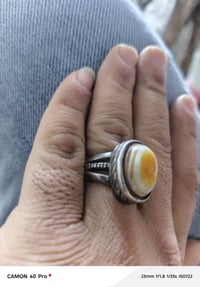 خاتم جزع • صياغة يدوية • بغداد مدينة الصدر