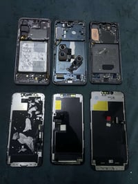 قطع غيار سامسونج شاشات  شاشا s21 +  ما مفحوصه بس حيل نضيفها لا كسر ولا...