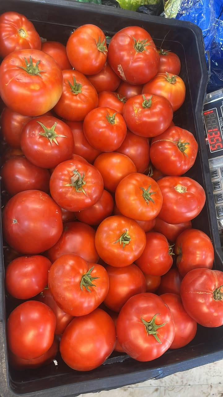 "يا هلا بيكم.. اليوم نزلنا للسوق، والخير كلش هواي والأسعار بلاش! 🍎🥦 لا تفوتكم عروض اليوم، الحقوا قبل لا تخلص الكمية!"
ثانياً: قائمة الأسعار (مرتبة بشكل أنيق):
عروض الخير من علاوي مصطفى الشمري: 🥬🍅
 🍇 العنب: 1000 دينار.
 🍉 الرقي: 500 دينار.
 🍅 الطماطم: 3 كيلو بـ 1000 دينار.
 🍌 الموز: 1000 دينار.
 🧅 البصل: 3 كيلو بـ 2000 دينار.
 🥒 الخيار: 3 كيلو بـ 2000 دينار.
 🥔 البطاطا: 3 كيلو بـ 2000 دينار.
 🍆 الباذنجان: 3 كيلو بـ 2000 دينار. 
‏خدمة توصيل ***********￼
