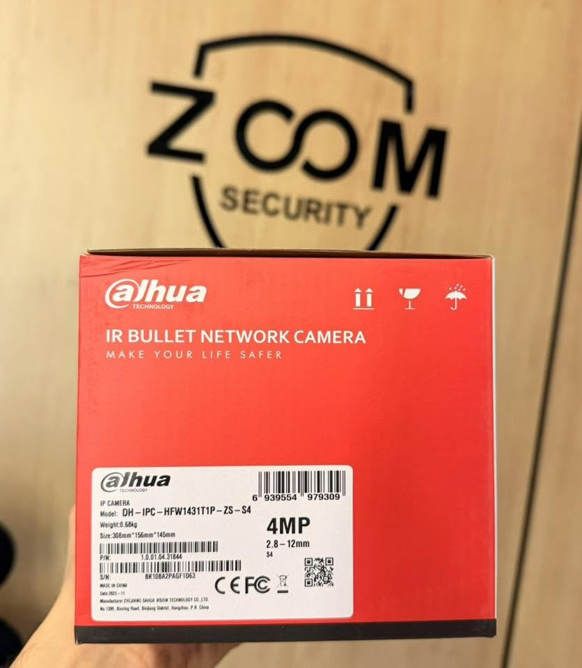 متوفر الان بشركه ZOOM SECURITY  
كاميرات الزووم بعد غياب طويل 
4 ميجا داخلي وخارجي 

DH -IPC - HFW1431T1P -ZS-S4
DH -IPC - HDBW1431RP -ZS-S4


**إذا كنت صاحب هذا الإعلان وتريد حذفه لأي سبب، رجاءا أرسل رسالة إلى الدعم الفني**