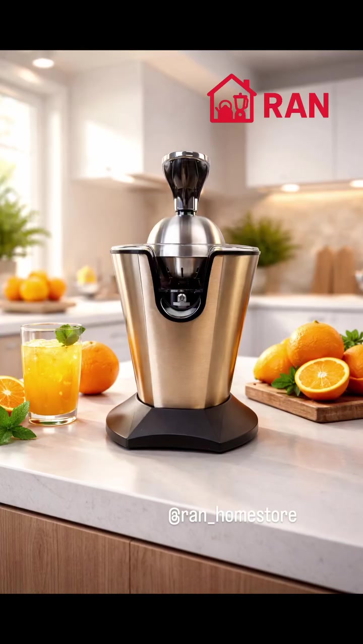 🍊استمتع بأجمل لحظاتك مع عصير طازج صحي..بدون تعب!
مع معصارة الحمضيات الكهربائيّة من ليبرونك 

مُقدم من RAN HomeStore | لبيت عصري 
كل يوم هو فرصة لتجديد نشاطك وحبك للصحة
عصير برتقال، ليمون، يوسفي أو جريب فروت… طازج 🥰

✅ فلتر داخلي لعصير نقي بدون بذور
✅ محرك نحاسي مضمون لسنوات طويلة
✅ تصميم ستانلس ستيل أنيق يناسب أي مطبخ عصري
✅ قوة 160 واط لعصر سريع وفعّال 
✅ تنظيف سهل وسريع… لتستمتع بكل لحظة

اجعل صحتك أولوية وابدأ يومك مع طاقة طبيعية من عصيرك المفضل 🍹💛

📍السعر: عرض خاص اكتب "اريد" بالتعليقات توصلك تفاصيل العرض
📍توصيل لكل انحاء العراق
📍كل يوم جديد ..تابعونا للمزيد❤

 اطلب الآن وخلي عصيرك دايماً فريش


**إذا كنت صاحب هذا الإعلان وتريد حذفه لأي سبب، رجاءا أرسل رسالة إلى الدعم الفني**