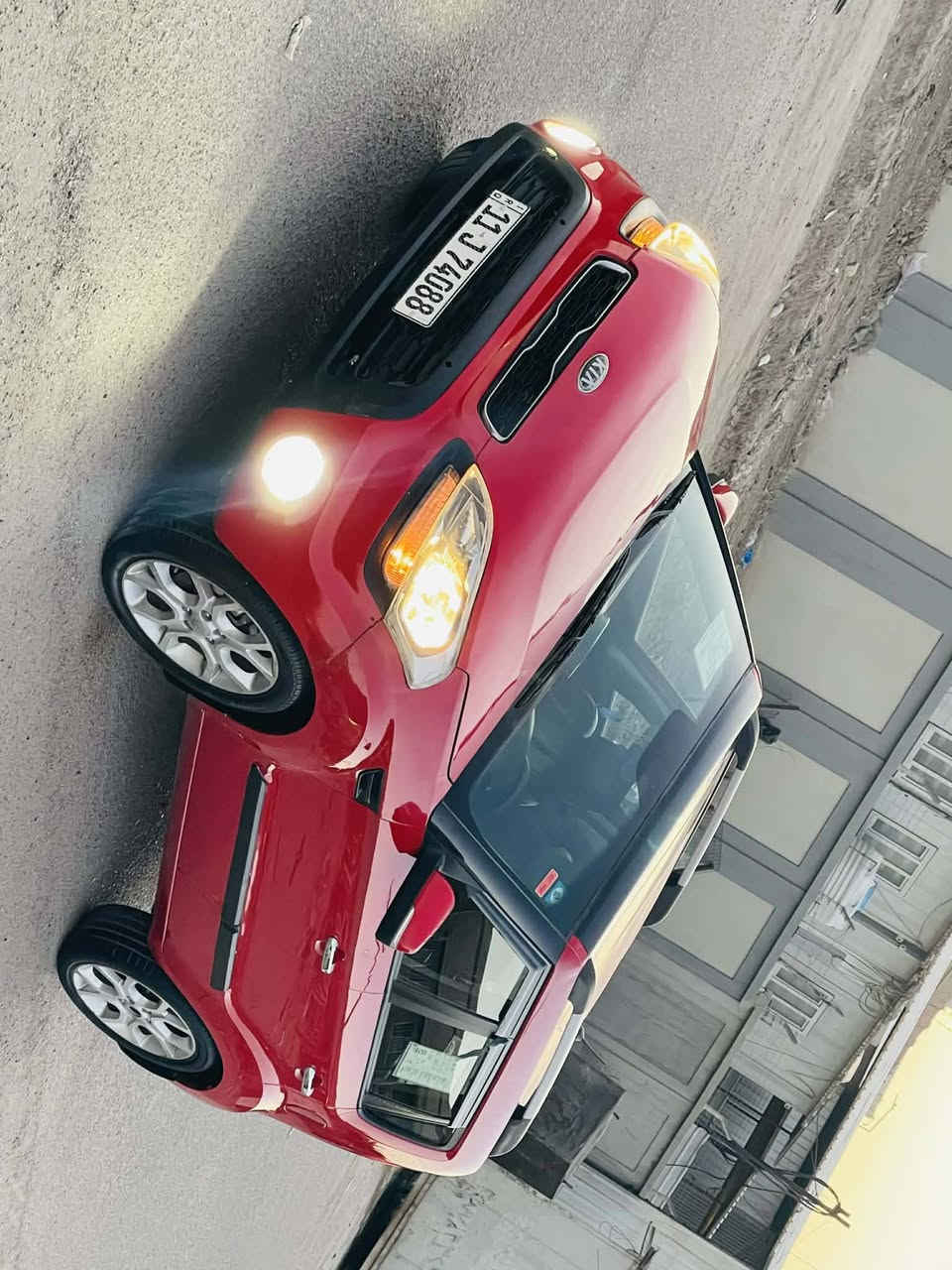 كيا صول ٢٠١٤ خليجي فول 
سعر ٩٨ بيهة مجال شراي 
بيهة صبغ بنيد فقط اثر جراد فقط
   فتحةسقف موصفات فول 
تحكم ستيرن جهيتن مانع نزلق
داخل بيجي احمر مري شفط
شاير بلمري كشنات جلد 
كامرة حساسات خلفية ويل كب كروم
محرك ١٦٠٠ دوش لا تبخر ولا تنقيص
سيارة جاهزة ما بيهة اي نقص
مكان سيارة بغداد الشعب 
رقم بغداد دولي بسمي تحويل ثاني يوم
رقمي ***********
