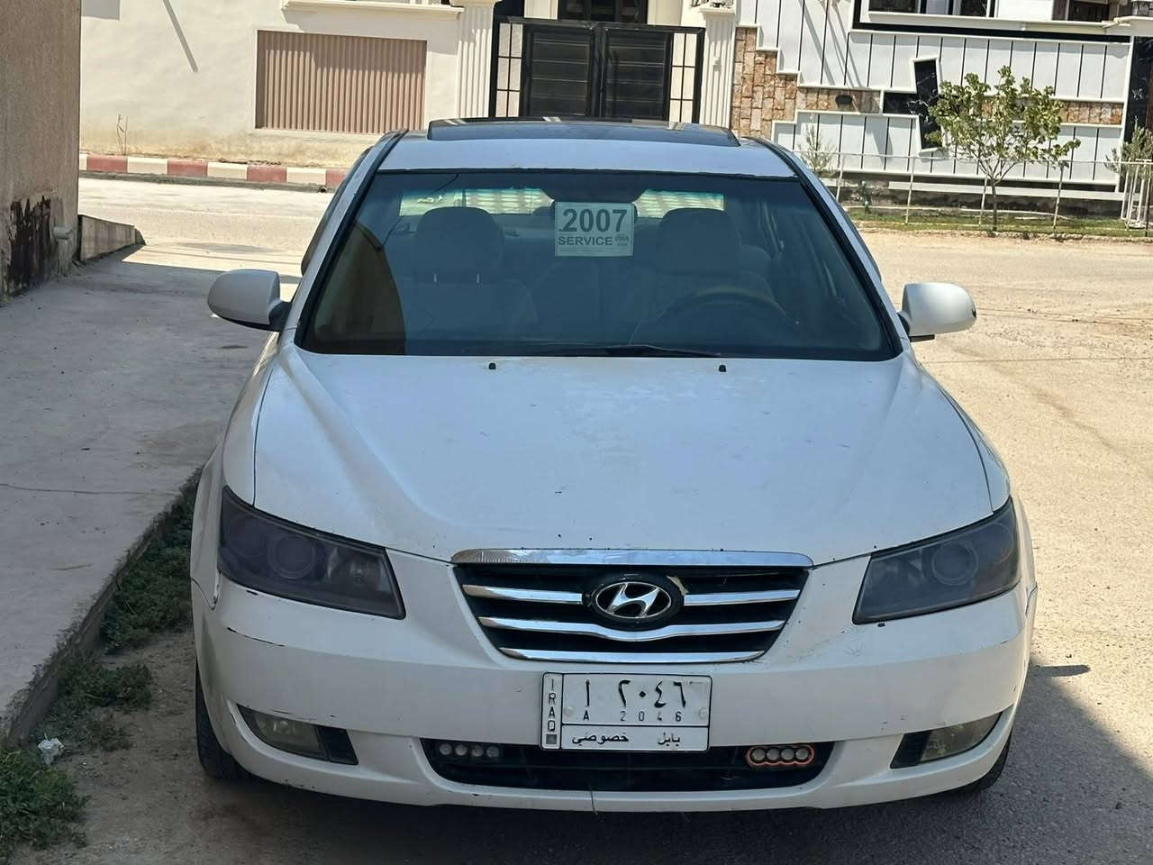 السلام عليكم سوناتا مقدس
موديل 2007
 بيها جاملغ خلفي بدون داخل ومصبوغه حزام
كير ومحرك وحداديه جدد تخم تاير جديد فول مواصفات
تحويل مباشر 
سياره جاهزه من كلشي ومابيها اي نقص مال جناي 
لسعر 68 وبيها مجال بيع مستعجل
 رقمي ***********
