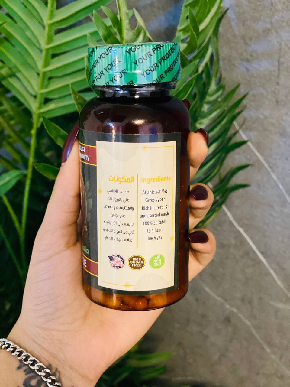 ✨ طحالب الأطلسي… سرّ الصحة والجمال من قلب المحيط! ✨ لمحاربة الشيخوخة والتقدم في العمر
منتج طبيعي 100% غني بالمعادن والفيتامينات التي يحتاجها جسمك يوميًا.

✔️ يقوّي المناعة
✔️ يعطيك طاقة ونشاط
✔️ يدعم الهضم
✔️ يحافظ على نضارة البشرة والشعر
✔️ يساعد على تنظيف الجسم من السموم

💚 مناسب لجميع الأعمار
💚 منتج طبيعي وآمن
💚 عبوة 100 حبة تكفي لمده 3اشهر
المنشأ أمريكي الأصلي 🇺🇸


**إذا كنت صاحب هذا الإعلان وتريد حذفه لأي سبب، رجاءا أرسل رسالة إلى الدعم الفني**