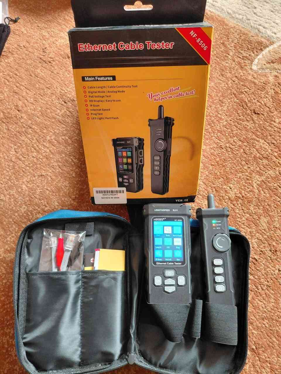 Ethernet Cable Tester
موديل NF-8506
جهاز فاحص كابلات الشبكة و كاميرات المراقبة
جديد
50 الف


**إذا كنت صاحب هذا الإعلان وتريد حذفه لأي سبب، رجاءا أرسل رسالة إلى الدعم الفني**