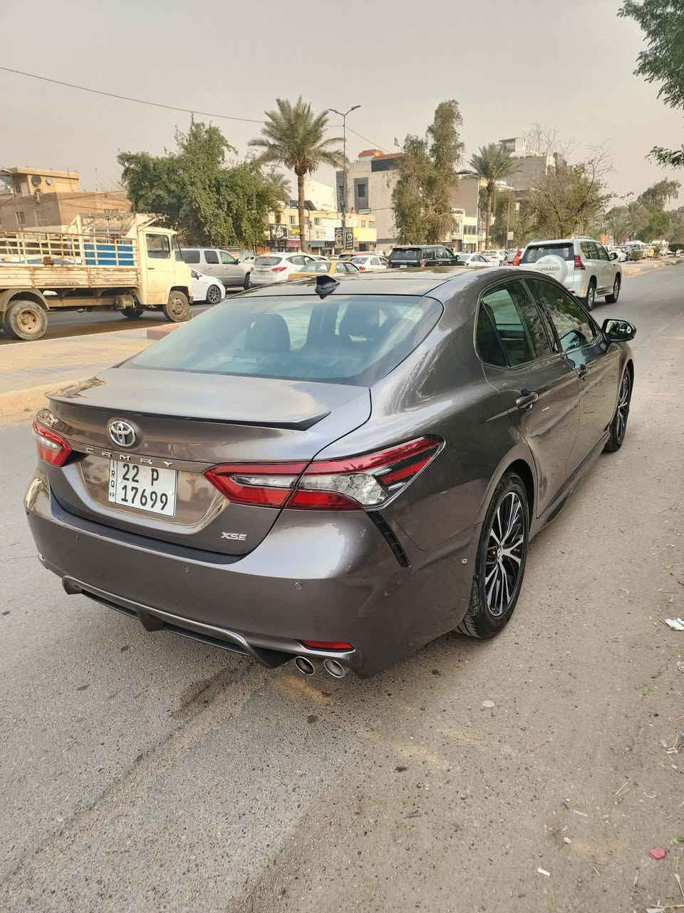 كامري 2023  ستة سلندر ماشية 14 الف ميل
اعلة فئة بالمواصفات كامرات و حساسات و رادارات محيطية تدفئة تبريد كشنات و سماعات JBL الخ ..
بأسمي السيارة رقم اربيل
كلين تايتل جتي من امريكا صبغ خمس قطع
مكانها شارع فلسطين
السعر 240 ورقة للاستفسار الاتصال عالرقم ***********
