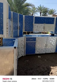 قطع كاونتر 7 قطع 6 متر  سعر 385 توجد خدمة توصل بكرو الشراي يراسل الصفح...