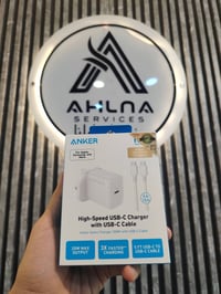 انكر • شاحن 20 واط • كيبل USB-C 1.5م