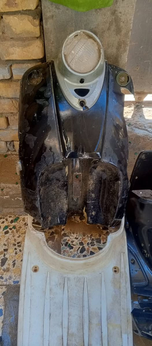 سلام عليكم غراض دراجات تفصيخ
وجه مصريه كامل بي كسر بسيط ب10🔒
دوسه مال مصريه ب5🔒
بطانه مال ماكس منغولي ب5 🔒 
دبه دهن مصريه ب2🔒
دبه دهن بتره ب2🔒
باتري ماكس و 60 هم يرهم الاخضر ب8 و الاسود ب6 شرط شغل 🔒
كابريتر60 شغال ب10🔒
كفر مال هندر مال ماكس ب2🔒
شوته مال ستين ب1🔒
سله مال منغولي60 ب4🔒
صالنصه نامه كاتم ب10 🔒 
زوج صفاحيات نامه لون اخضر ب2🔒

زوج جاملغات نامه ب4🔒
تانكي نامه لون اخضر ب5🔒
اخوان المو شراي لايضل يلغي بتعليقات والسعر كتبته مكاني ناصريه مركز حي شهداء رقمي *********** بي واتساب او اتصال
