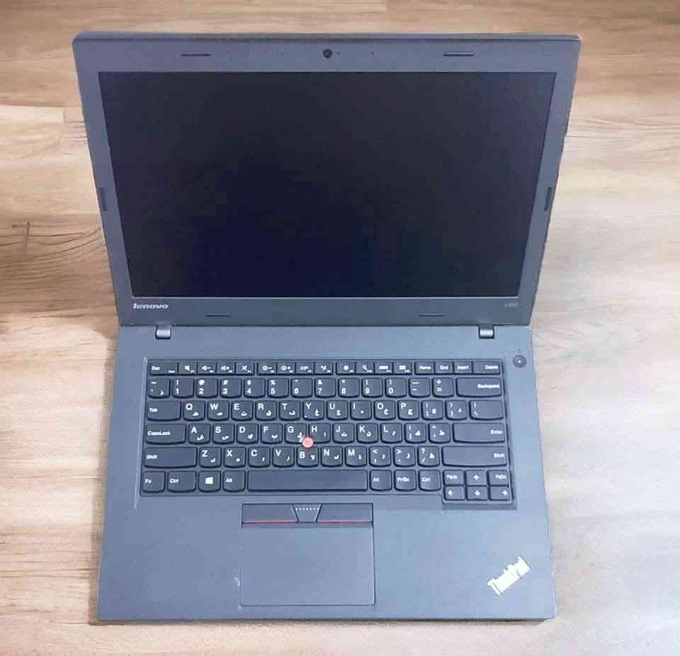 عروضنا ابد ما تنتهي 
لينوفو lenovo  من نوع L450  بمعالج كوراي فايف من ذوات الجيل الخامس ورام 8  كيكا  وهارد 256 كيكا SSD  وكرت شاشة  ٤  كيكا  شير   وبسعر مناسب ١٨٥ الف دينار 

♦️LENOVO L450 

♦️Core i5 - 5       
معالج كوراي فايف 5- الجيل الخامس  - فئة U

♦️RAM: 8GB - DDR3
رام 8 كيكا - نوع الرام DDR3 

♦️Hard Disk: 256 GB - SSD 
هارد 256 كيكا - نوع الهارد SSD الحديث

♦️GPU0: Intel (R) HD Graphics 620 - 4 GB
كرت شاشة داخلي انتل كرافيكس 4 كيكا 

♦️SCREEN Size: 14 Inches 
حجم الشاشة 14

♦️السعر: 185 الف دينار عراقي فقط.

🎁🎊  الهدايا والملحقات 🎊🎁

♡ حقيبة لابتوب
♡ شاحنة اصلية

📝 للحجز والاستفسار، 
يرجى التواصل معنا عبر ماسنجر الصفحة
او عبر الواتساب على الارقام الآتية: 
***********
***********
♡ مركز نانو تكنولوجي 
لبيع وشراء اللابتوبات المستخدمة في العراق
العنوان: بابل - المحاويل - حي الاسرى

ضمان  من اي عطل لعشرة أيام من تاريخ التسليم

