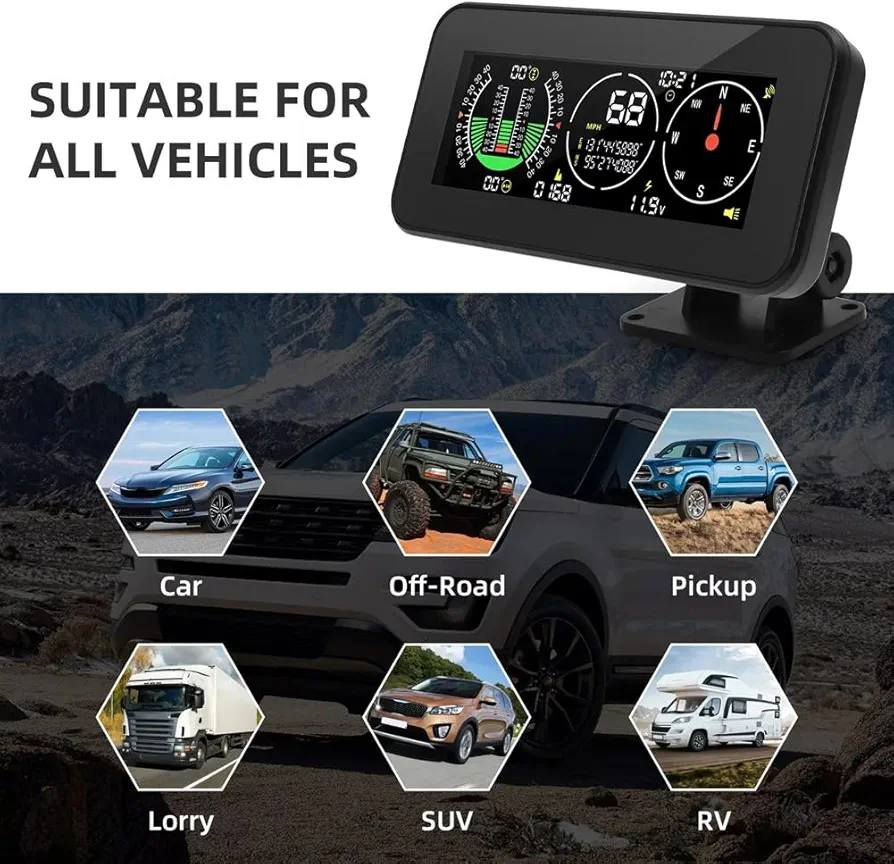 الوظائف الرئيسية: مراقبة دقيقة لسرعة السيارة، زاوية الميل (Roll)، زاوية الانحدار (Pitch)، والبوصلة.
شاشة العرض: شاشة LCD عالية الدقة تعرض الوقت، الجهد الكهربائي للبطارية، والسرعة الحالية. 

ميزات الأمان: يصدر الجهاز صوت تنبيه في حال تجاوزت زاوية ميل السيارة القيمة الآمنة المحددة. 

الاستخدام: مصمم خصيصاً لمركبات الطرق الوعرة لضمان سلامة القيادة.


**إذا كنت صاحب هذا الإعلان وتريد حذفه لأي سبب، رجاءا أرسل رسالة إلى الدعم الفني**