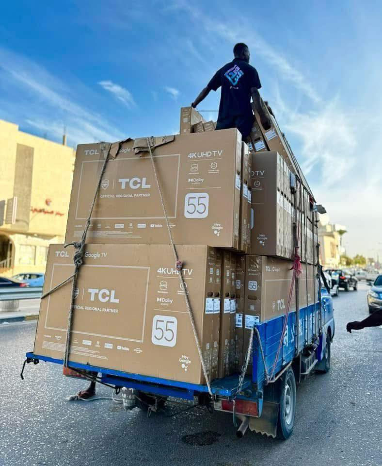 وبـأسـعار تنافسيه  ❤️
🎊🎄عــروض من معرض الصادق 🎄🎊🎉

شـــاشـة "TCL QLEDهرتزيه 144

أندرويد / سـمارت / ريسـفر داخلي ☑️️مـوديـل P8k 🔴السـعر : ❓️

55بوصه بسعر 560الف

65بوصه بسعر 750 الف

75 بوصه بسعر 880 الف 

‎85 بوصه بسعر 1270الف 
--------------------------------------

شــاشـة "" TCL MINI LEDهرتزيه 144

أندرويد / سـمارت / ريسـفر داخلي🪙🥇مـوديـل C6K     🔴السـعر : ❓️

50 بوصه بسعر 555الف 

55بوصه بسعر 655الف

65بوصه بسعر 865 الف 

--------------------------------------

أندرويد / سـمارت / ريسـفر داخلي ☑️مـوديـل P7K 🔴السـعر : ❓️

43بوصه بسعر 365 الف هرتزيه 60

50بوصه بسعر 430 الف هرتزيه 60

55 بوصه بسعر 505 الف هرتزيه 120

65بوصه بسعر 670 الف هرتزيه 120

75 بوصه بسعر 870الف هرتزيه 120

--------------------------------------

شــاشـة "" TCL MINI LEDهرتزيه 144

أندرويد / سـمارت / ريسـفر داخلي🪙

240Hz Game Accelerator HDR 1000 nits

مـوديـل Q6C    🔴السـعر : ❓️

حجم 55 بسعر 590 الف

حجم 65 بسعر 800 الف 

حجم 75 الف  985 الف

--------------------------------------

‎شـــاشـة "" TCL QLED

أندرويد / سـمارت / ريسـفر داخلي ☑️️مـوديـل S5K    🔴السـعر : ❓️

32 بوصه بسعر 170 الف 

50 بوصه بسعر 335 الف 

___________________________________________

‎شــاشـة "TCL 4K QLEDهرتزيه 60

أندرويد / سـمارت / ريسـفر داخلي 🪙مـوديـل T6C     🔴السـعر : ❓️

50بوصه بسعر 400الف 

55بوصه بسعر 480الف

65بوصه بسعر 620الف

75 بوصه بسعر 820الف 

___________________________________________

شـــاشـة "TCL 4K LED

أندرويد / سـمارت / ☑️️مـوديـل V6C 🔴السـعر : ❓️

43 بوصه 290الف 

50 بوصه بسعر 360 الف 

55 بوصه بسعر 410 الف 

75 بوصه بسعر 800 الف 

_______________________________ شــاشـة "" TCL MINI LEDهرتزيه 144

أندرويد / سـمارت / ريسـفر داخلي🪙🥇مـوديـل C7k     🔴السـعر :_

55بوصه بسعر 865 الف 

65 بوصه بسعر 1100  الف 

______________________________

شــاشـة "" TCL MINI LEDهرتزيه 144

أندرويد / سـمارت / ريسـفر داخلي🪙🥇مـوديـل C8k     🔴السـعر :_

65 بوصه بسعر 1540  الف 

_______________________________

___________________________________________❤️وكاله ردك ❤️

🪙 ضمان  لـــــمـــــدة 3سنوات  🪙

متوفر 

#خـدمـة_الـتوصـيل_بغداد وجميع المحافظات 

لـلطلب آو الاستفسار الاتـصال*********** /  :
