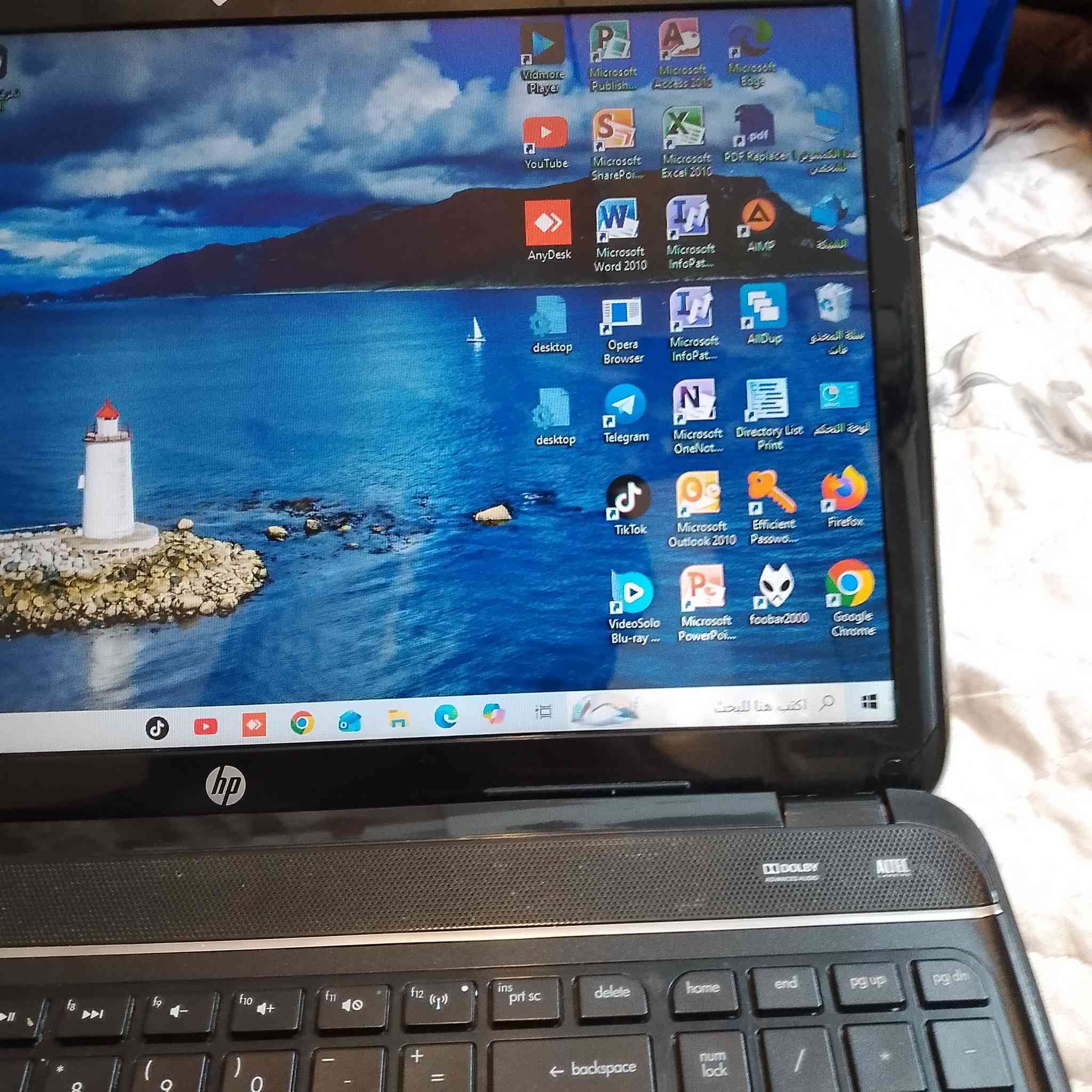 السلام عليكم حاسبه لبيع ماستخدمه بس 2شهرين بس
بس قرايه مال طالب بس بيهه كل البرامج 
السعر خاص 
الستفسار/***********
