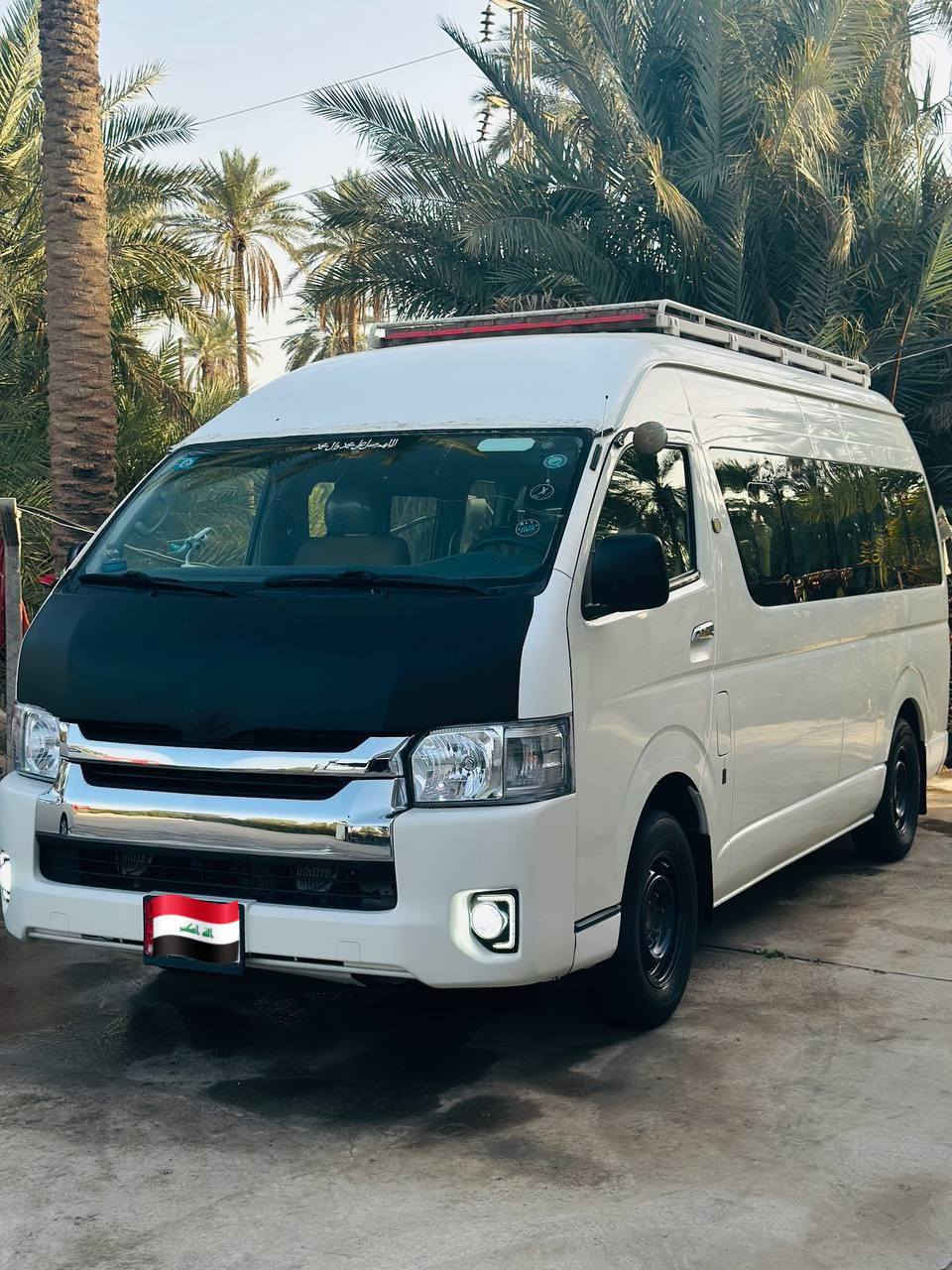 سلام عليكم هايسه موديل 16 للبيع
المكان بابل القاسم سياره جاهزه من كلشي منضومة غاز 

تبريد محور كوستر حته فإن داخلي كوستر 

سعر 285 وبيه مجال بيه صبغ شبرين وره باب السلايت 

باقي تفاصيل تصل وبيك خير ودلل 

***********
