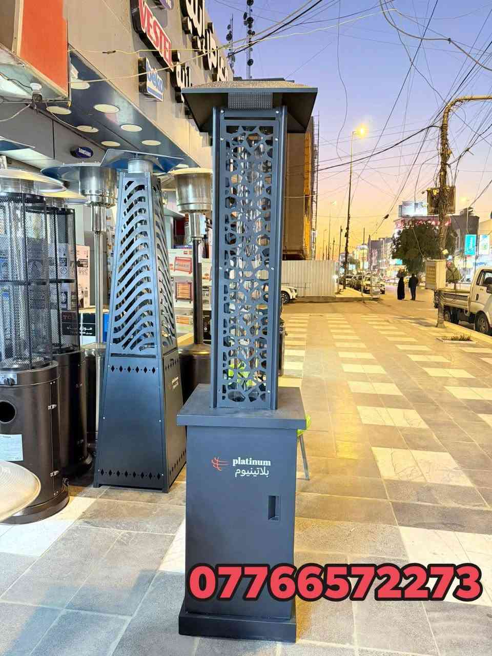 مفاجأة💥: عروض رأس السنة 🔥الكرسمس🔥
مدفأة غازية بلاتينيوم  🔥
( كوفي شوب -المتنزهات - الاسواق - المطاعم - مواكب )
ماركة بلاتينيوم عن وصول صوبات غازيه  وبكافة الأحجام 
مدفأة غاز 

💯 🔴 متوفرة الان بكميات لاصحاب الجملة 
ضمان حقيقي لمدة 12شهر ( سنة كاملة ) 💯
متوفر توصيل 🚚 ( لكافة المحافظات ) 
لمزيد من الاستفسار يرجى مراسلتنا او التواصل على 
 👇🏻. 
( متوفر واتساب او هاتف
(  *********** )
