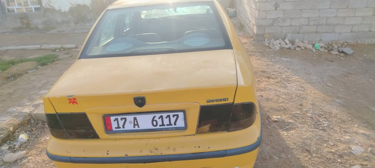 سلام عليكم ورحمة الله وبركاته سمند موديل ١١ تكسي رقم انكليزي  بسمي مكان السياره الديوانيه السعر ٢٥ سياره حلوه *********** واتساب
