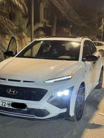 سلام عليكم 
للبيع هونداي كونا 2022 وارد السياره N line محرك 1.6 تيربو السياره صاروخ 
ماشيه 71 الف كيلو ضررها فقط قبغ جنطه معدلي نفسه 
السياره فول للاخير ول N اعلى فئة 
كامره خلفيه 
رادارات 
عدسات زينون 
ليدات 
شاشه اصليه جبيره 
كشن كهرباء 
دشبول شاشه 
كشنات تدفئة 
بصمه 
سلايد 
فول للاخير 
رايدها ب 180$ ومجالها بسيط للاستفسار ***********
