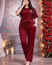 بجاما رياضي • قطني • فري سايز