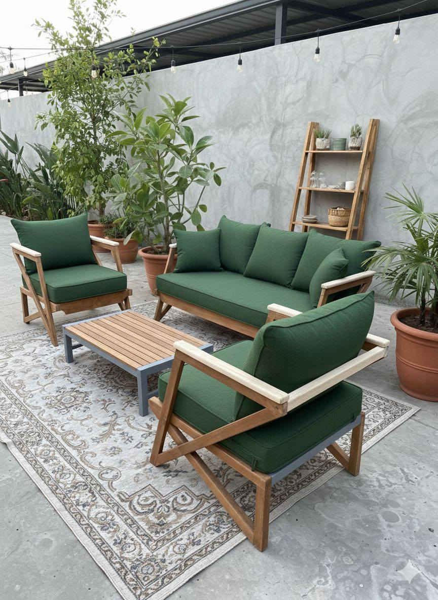 🛋️ جلسات مودرن - فخامة الصنع العراقي اليدوي 🇮🇶
جدد حديقتك أو صالة بيتك بأجمل التصاميم العصرية! نقدم لكم جلسات (Z-frame) التي تجمع بين المتانة الفائقة والتصميم الراقي، شغل يدوي عراقي ١٠٠٪؜ وبمواصفات خاصة.
✨ مميزات العمل:
• الحديد: نستخدم الحديد الأصلي المتين لضمان قوة الهيكل وتحمله للأوزان العالية.
• الخشب: إطارات من الخشب الطبيعي المميز بلونه الدافئ ونقشاته الجميلة التي تعطي لمسة طبيعية خلابة.
• الدوشمة: دوشمة راقية جداً وتصميم مريح للظهر والجلسة، بدون أحزمة وسطية لمظهر أكثر ترتيباً وأناقة.
• القماش: نستخدم أقمشة درجة أولى، تم اختيارها بعناية لتكون سهلة التنظيف وتتحمل الاستخدام المستمر.
🚚 التوصيل والمعلومات:
• العنوان: بغداد - جسر ديالى.
• التوصيل: متوفر لجميع محافظات العراق (مع احتساب أجور التوصيل).
📞 للحجز والاستفسار:
يرجى التواصل معنا عبر الاتصال المباشر أو مراسلتنا على الـ واتساب:
👉 ***********
