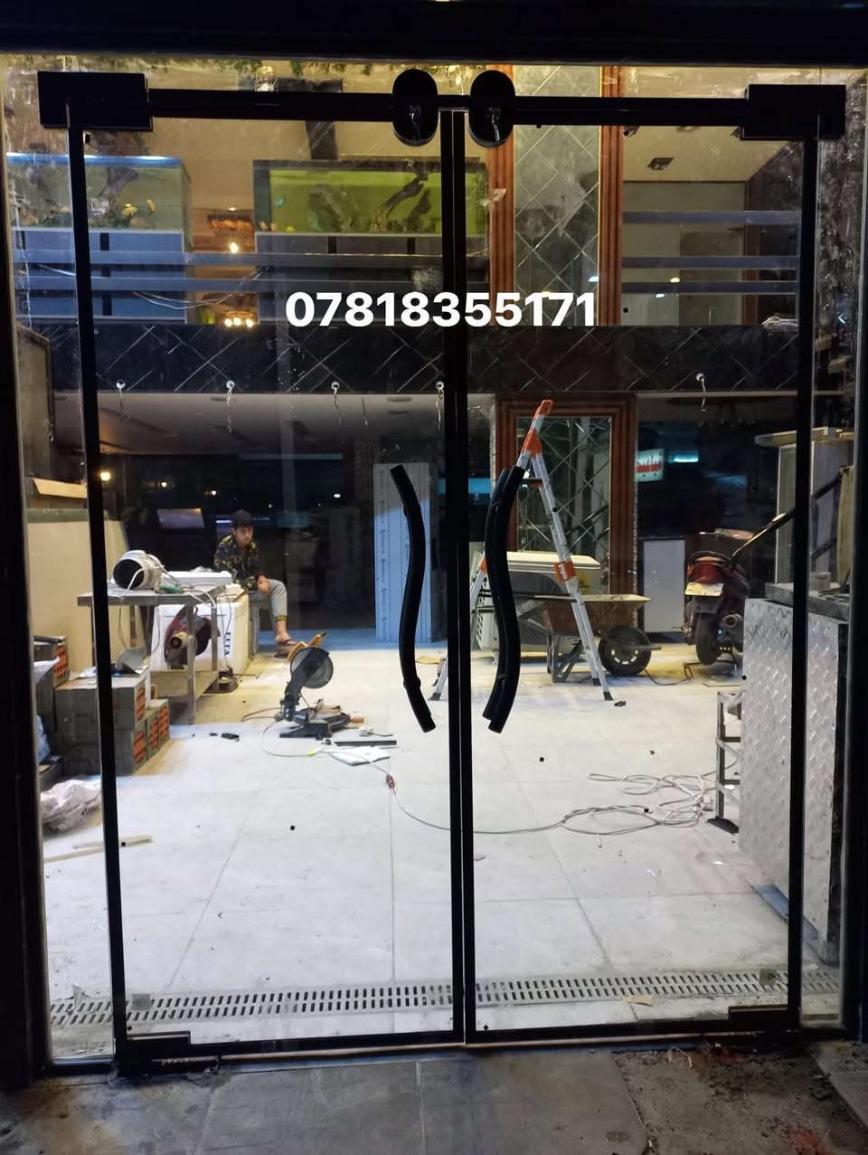 شركة لأسطوره للزجاج الذكي وألمنيوم
تنفيذ اعمال المنيوم العازل ولزجاج المقسى 10ملم الواجهات ولمحلات عمل قواطع ألمنيوم g60

(ابواب شبابيك واجهات زجاجيه قواطع زجاجيه وشاورات)✅عمل بدقه عاليه وأداء راقي ..👌🏻

محجر زجاجي 🪜بنظام زجاج جانبي 10ملم مقسى مع ضمان لمده عشر سنوات 💯

عملنا يشمل كافة محافظات العراق وبدقه عاليه ومهاره ذات جوده راقيه💬

وبسعار مناسبه جداً

ويكون تسليم العمل باسرع وقت 🕰

للاتصال والتواصل على الارقام  راسل الصفحه او اتصل

على الارقام ☎️***********
