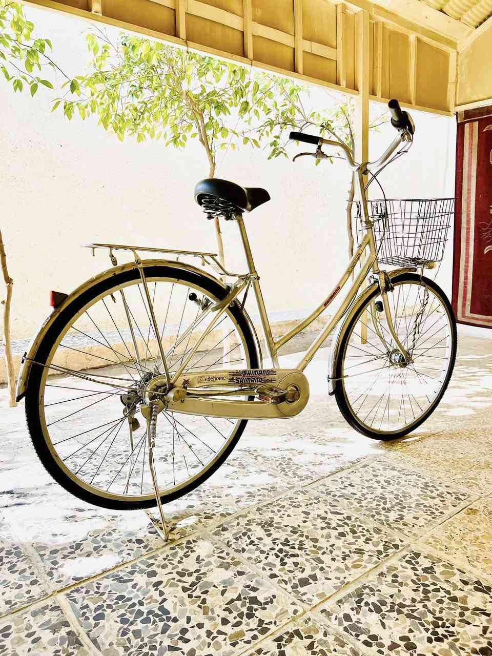 السلام عليكم 
بايسكل بناتي ياباني حجم 27 ، لون سلفر مميز،
گير داخلي 3 نمر وحساس امامي ثلجي
قفل خلفي برجستون 🔐
ويل فافون برجستون أصلي ضد الزنجار
البايسكل كامل من كلشي وكلش نظيف 
وضع حاوية وغير مستخدم ..
للتواصل عالخاص وهذا رقمي بي واتساب
***********
مكاني المدائن سلمان باك قرب مجمع بسماية
